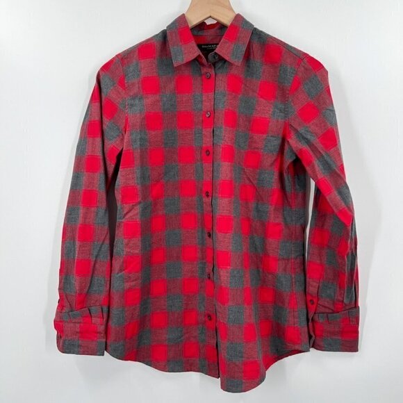 Banana Republic Dillon Shirt Red Plaid - Picture 1 of 8
